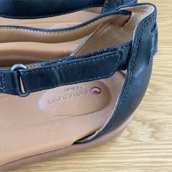 Clark Size 9.5 Black Sandals - Picture 5 of 7